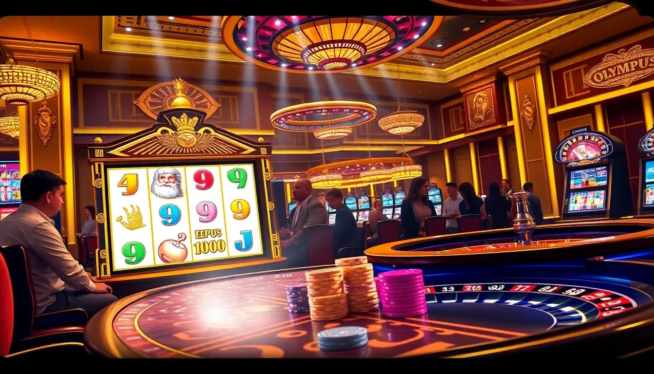 Rasakan sensasi berjudi di mesin slot Olympus 1000 dengan permainan yang penuh warna dan simbol ikonik.