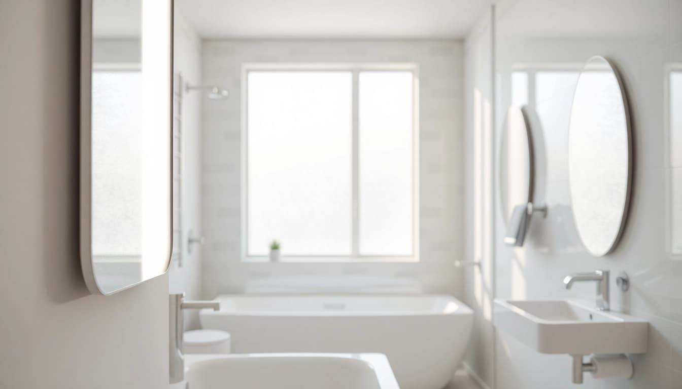 Illuminate your space with a stunning mirror light mirror showcasing elegant bathroom design.