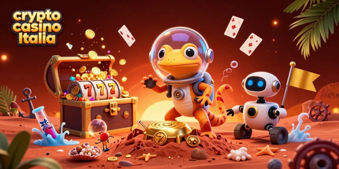 Scopri un emozionante crypto casino Italia con un gecko spaziale e robot, ricco di vincite.