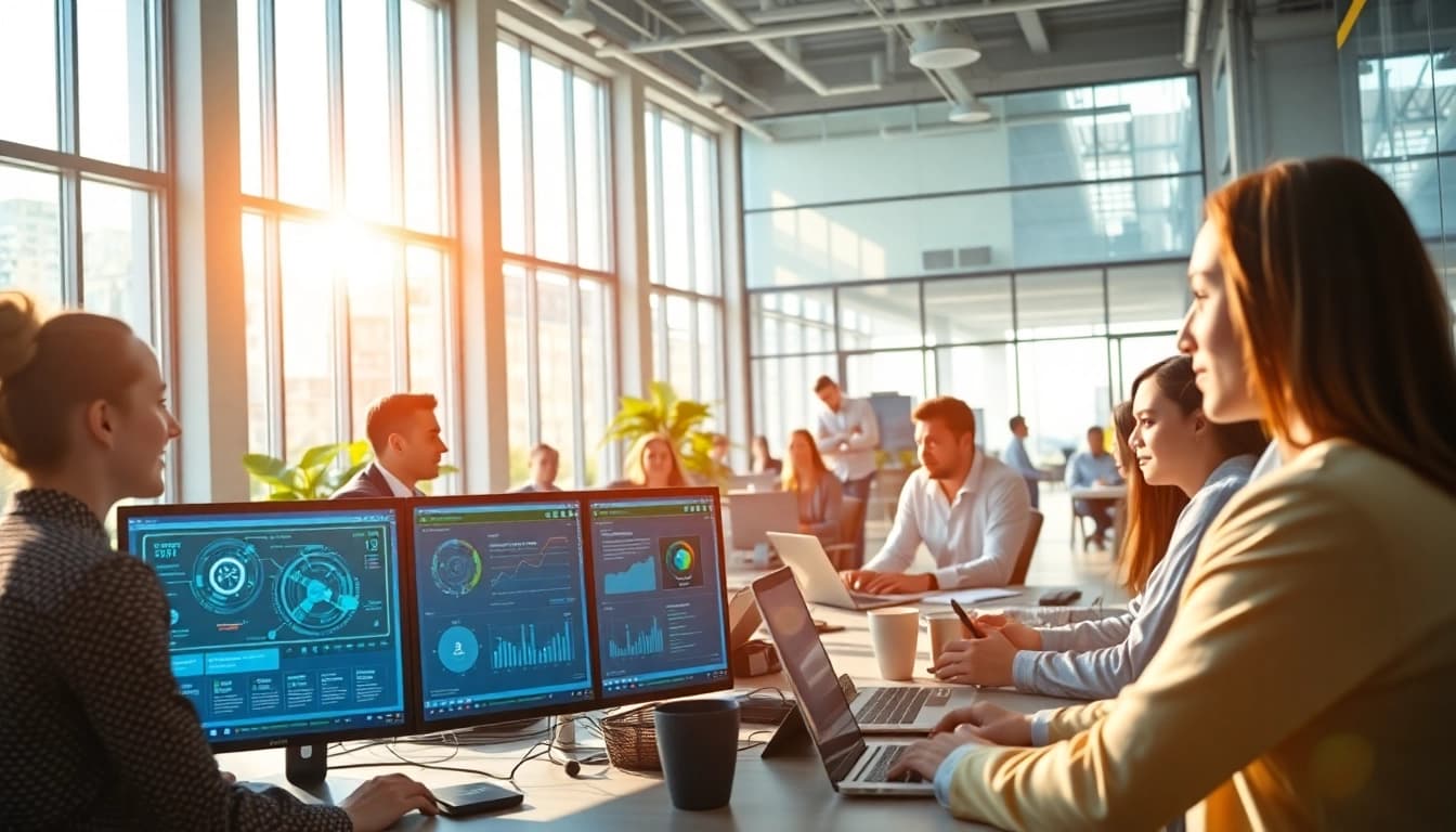 Dynamic assistant for enterprise enhancing collaboration in a modern workspace.