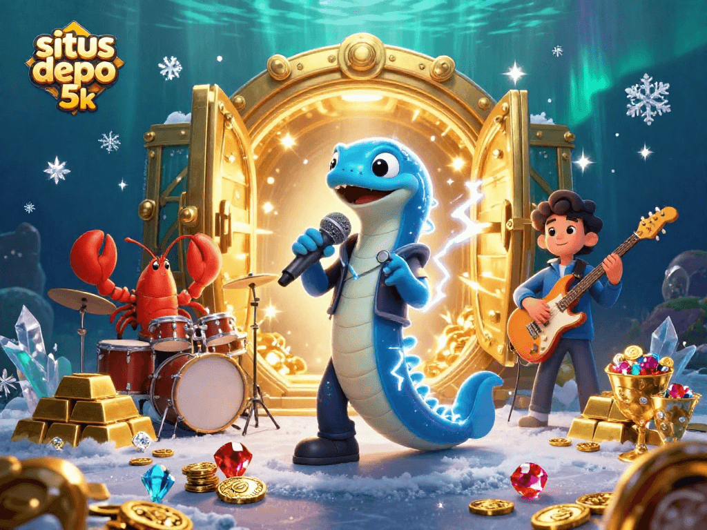 Experience excitement at situs depo 5k with our vibrant underwater casino scene.