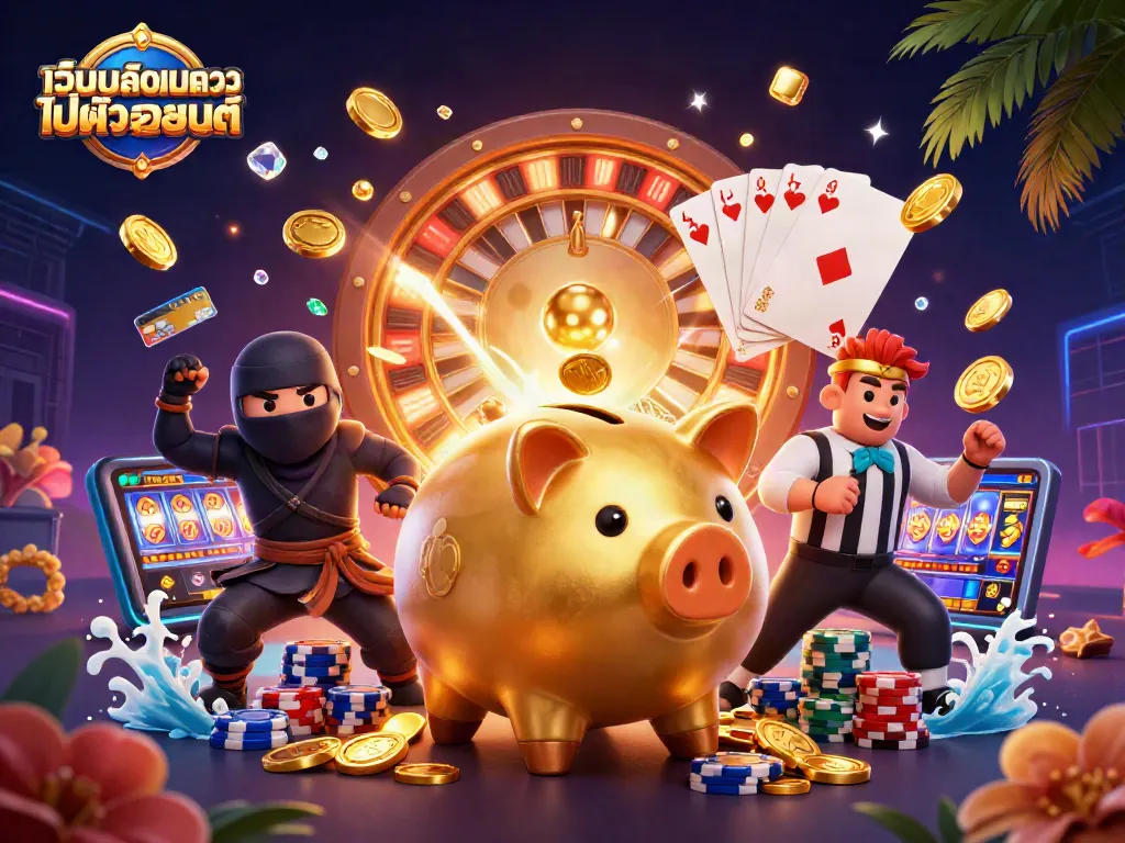 เล่นสล็อตออนไลน์ เว็บพนันออนไลน์ ตรง ไม่ผ่านเอเย่นต์ สนุกสนานกับเกมคาสิโน