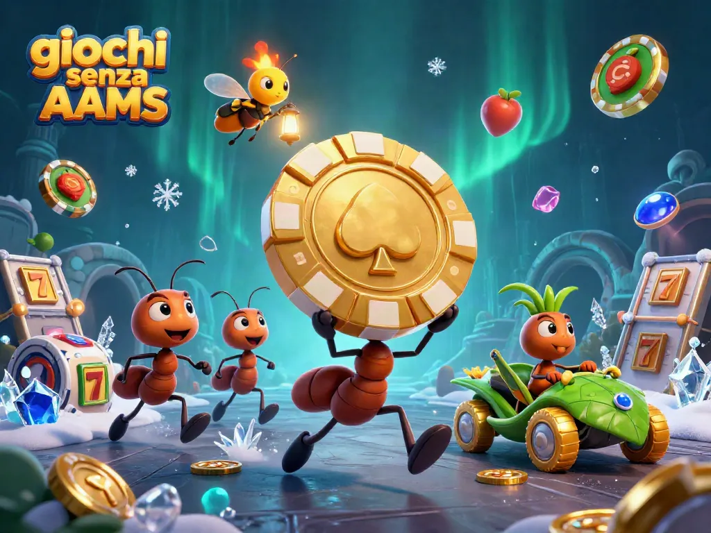 Gioca nei migliori giochi senza AAMS con un fantastico allenamento di scatole dorate e simboli delle slot.
