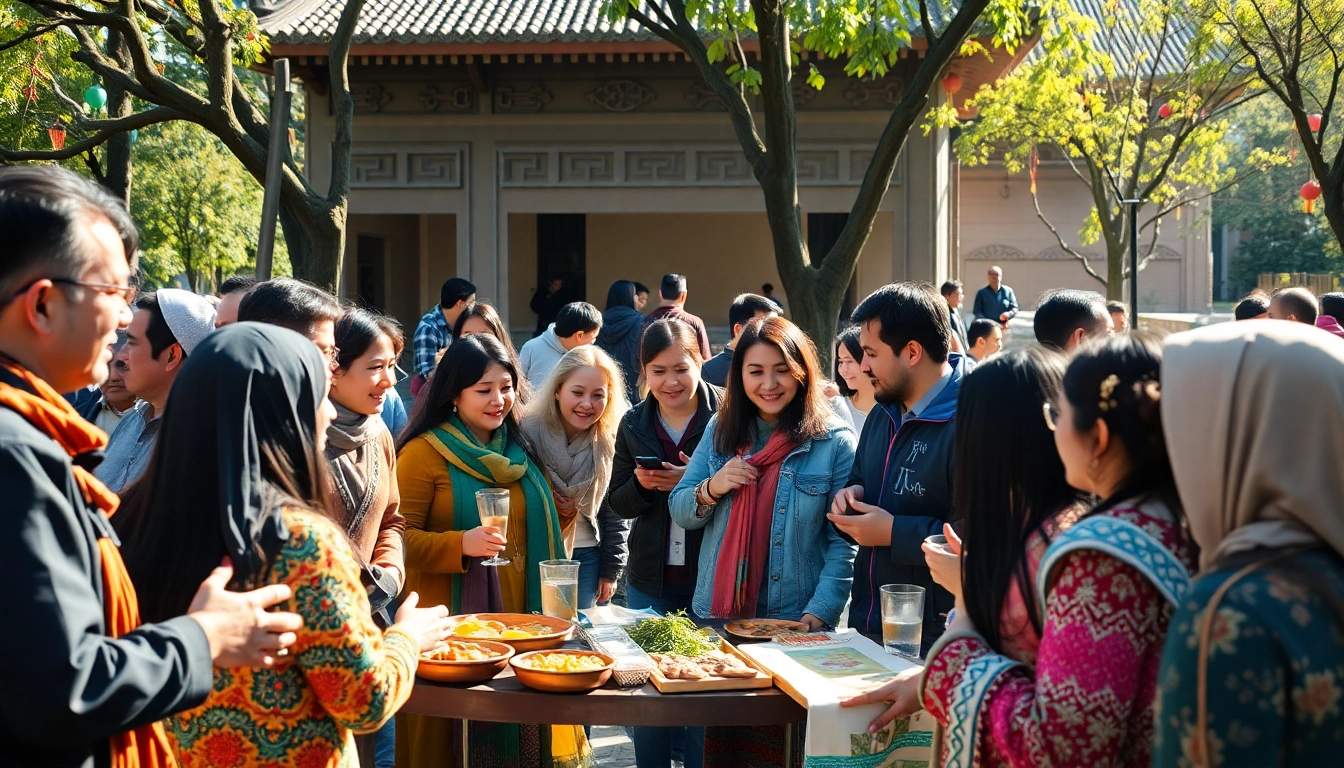 Engage with the Uyghurs Community through lively cultural exchange at a vibrant gathering.