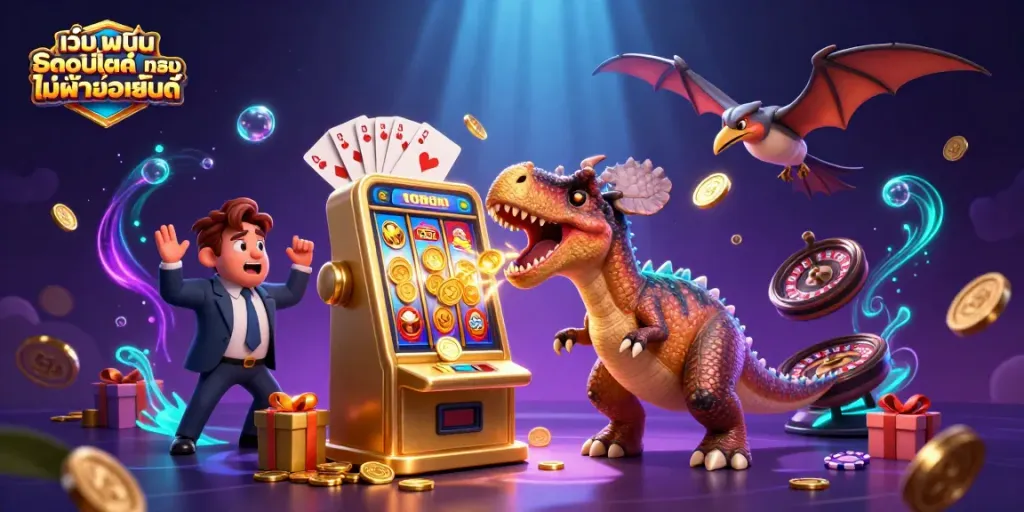 เล่นสล็อตใน เว็บพนันออนไลน์ ตรง ไม่ผ่านเอเย่นต์ พร้อมรับโบนัสเกมส์และแจ็คพอตแบบเน้นๆ