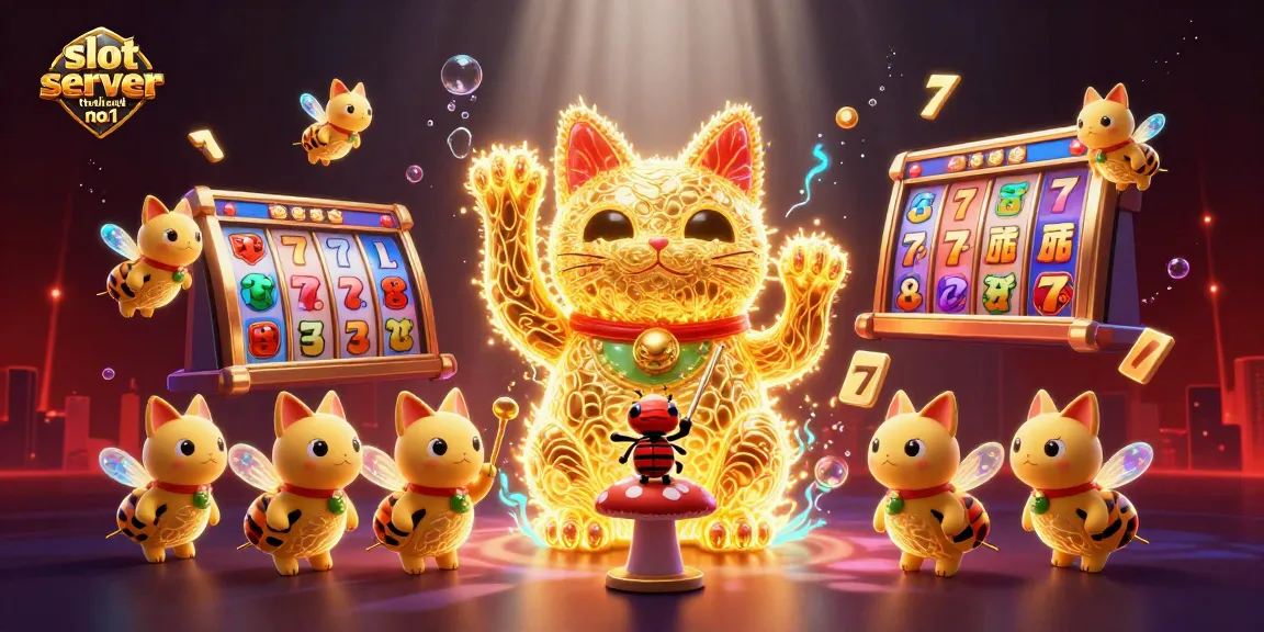 Experience thrilling gameplay with slot server thailand no 1 in a vibrant 3D casino illustration.