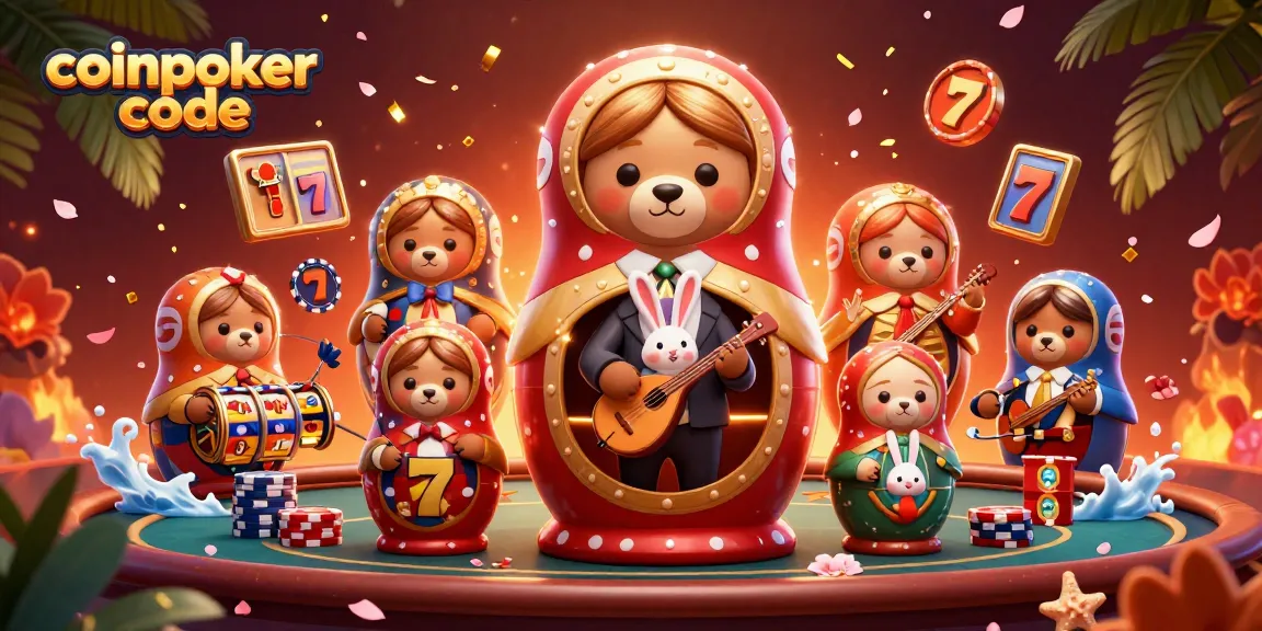 Utilisez le code coinpoker pour maximiser vos gains dans une scène de casino dynamique.