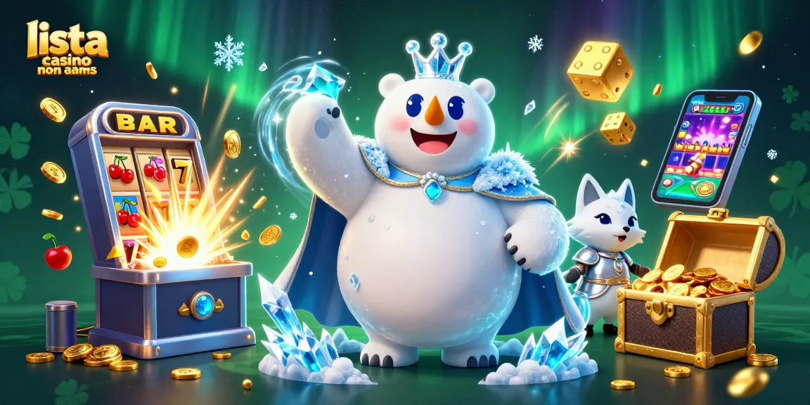 Scopri la lista casino non AAMS con avventure ricche e giochi emozionanti in un'illustrazione 3D vivace.