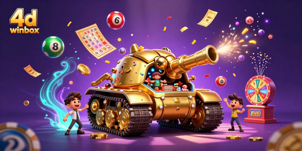 Experience vibrant excitement with 4d winbox as a golden beetle tank reveals a casino
