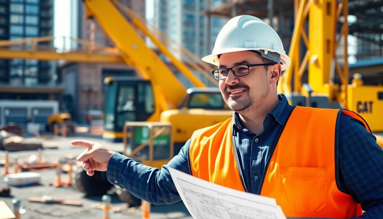 Manhattan Construction Manager directing activities on-site, enhancing project efficiency and oversight.