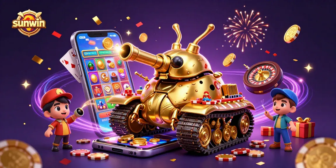 Win big at Sunwin while exploring a colorful casino scene filled with games and excitement.