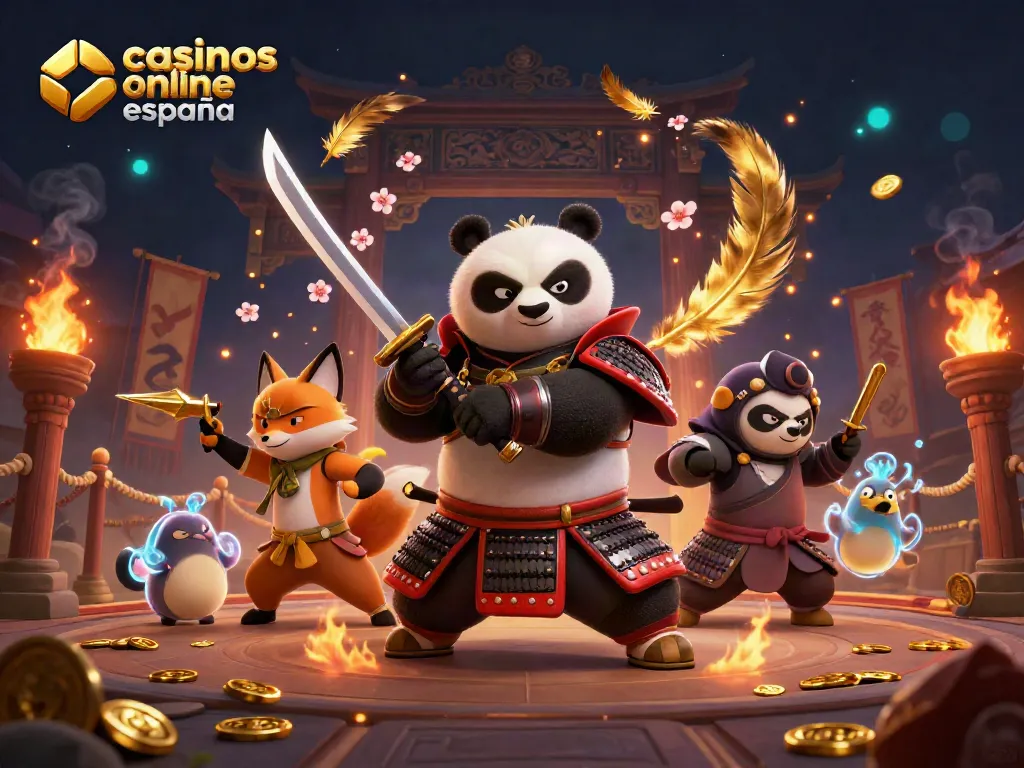Juega en los mejores casinos online España con una escena vibrante y elementos de apuestas.