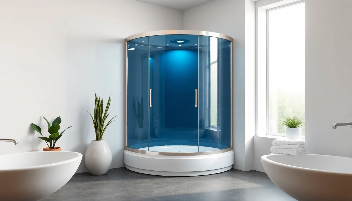 Erleben Sie die sonni Duschkabine in einem modernen Badezimmer mit elegantem Design.