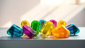 Entdecken Sie die farbenfrohen hqd pods in einem modernen und stilvollen Aufbau.