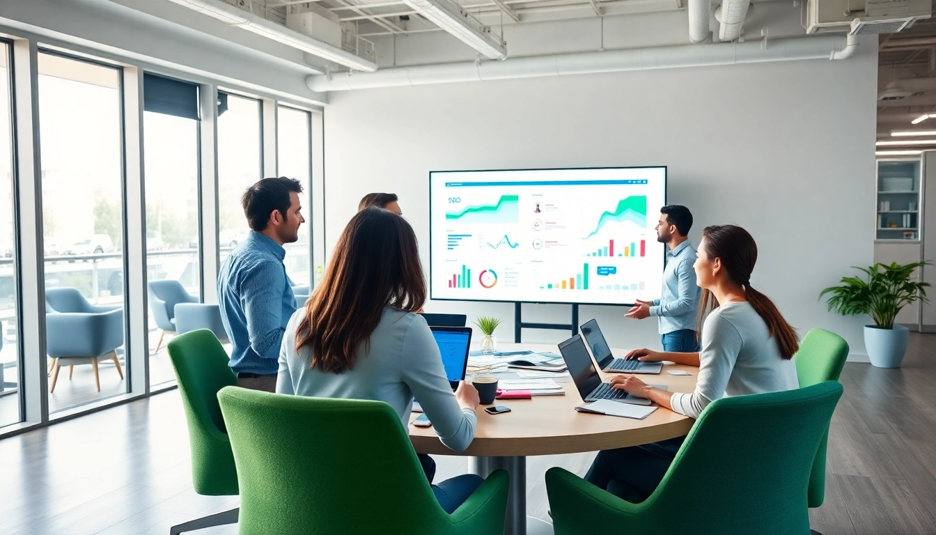 Boost engagement with expert seo consultant services in a collaborative office setting.