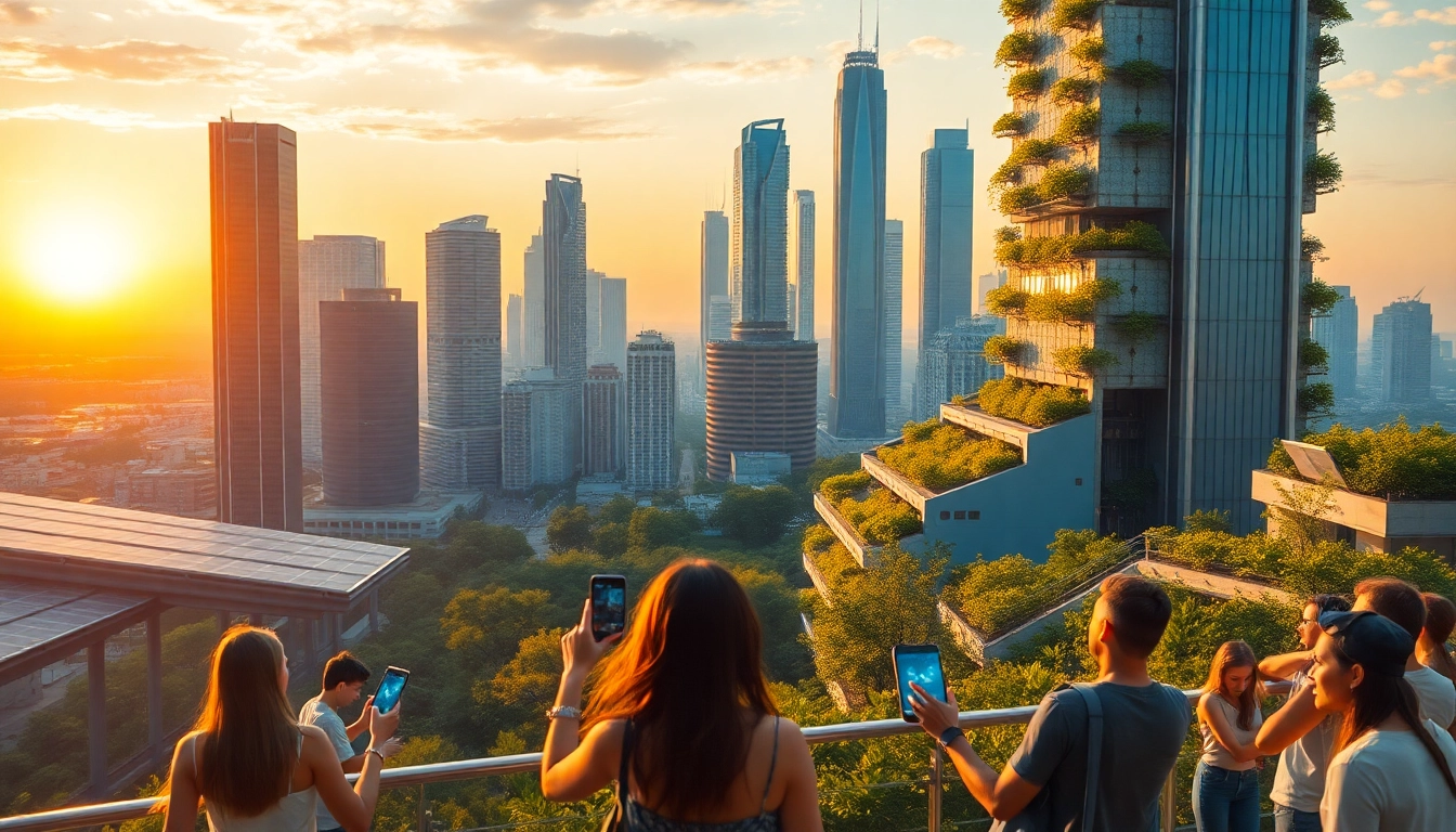 Engaging scene showcasing Technology integration in a futuristic city environment.