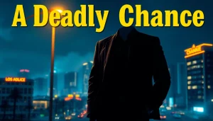 Engaging cover for A Deadly Chance highlighting suspenseful elements of a LAPD officer in a city.