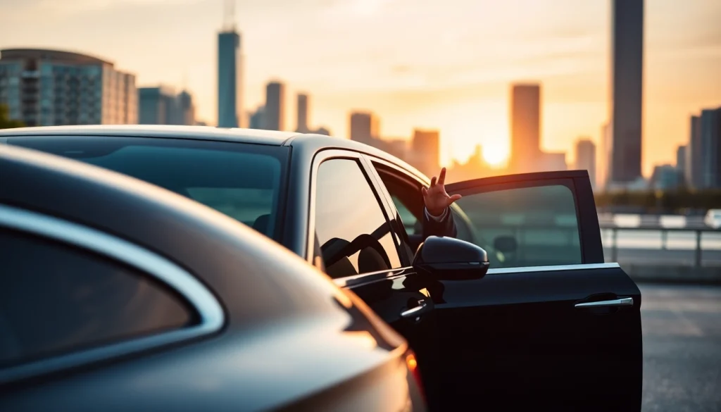 Enhance your journey with Chauffeur Hire Nottingham service, featuring a luxurious sedan and professional driver.