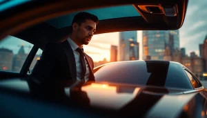 Experience sophisticated Chauffeur Hire Nottingham service with a professional chauffeur attending to clients.