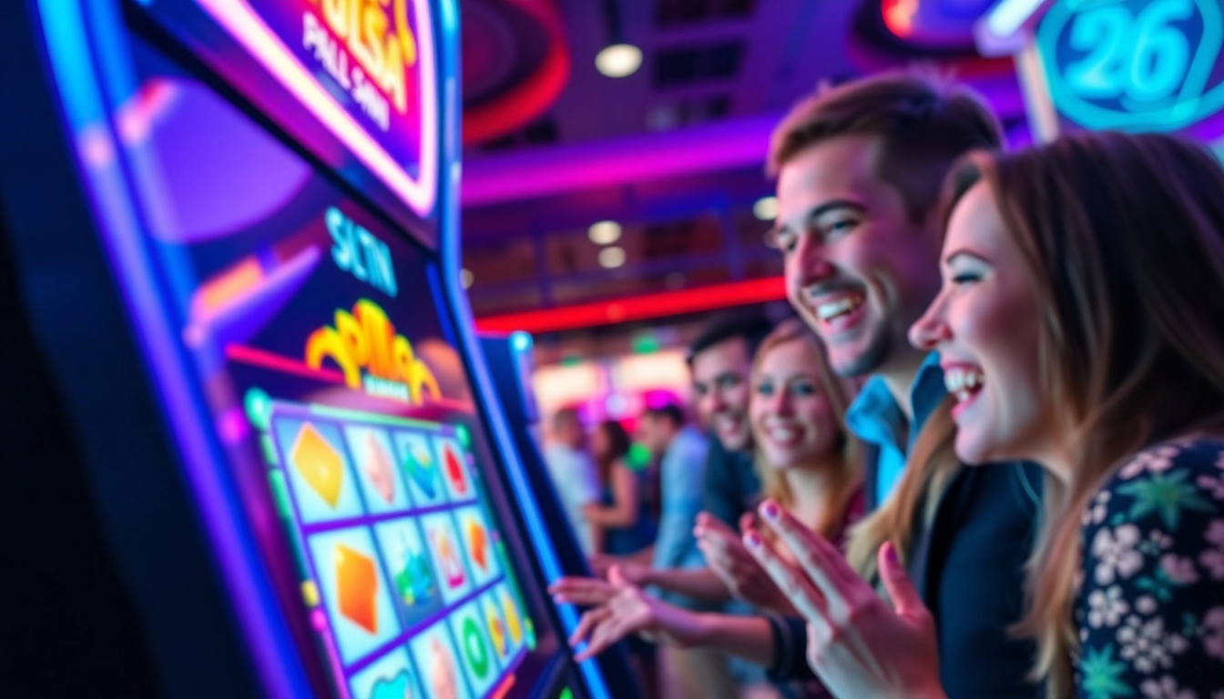 Menggugah selera para pemain di slot pulsa dengan antarmuka permainan yang cerah dan energik.