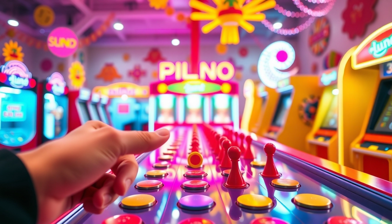 Mainkan plinko di papan berwarna cerah dengan token yang mengagumkan dan suasana ceria.