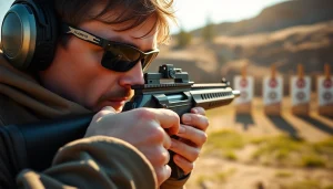 Experience the precision of Alamo 15 trigger in expert's hands during shooting.
