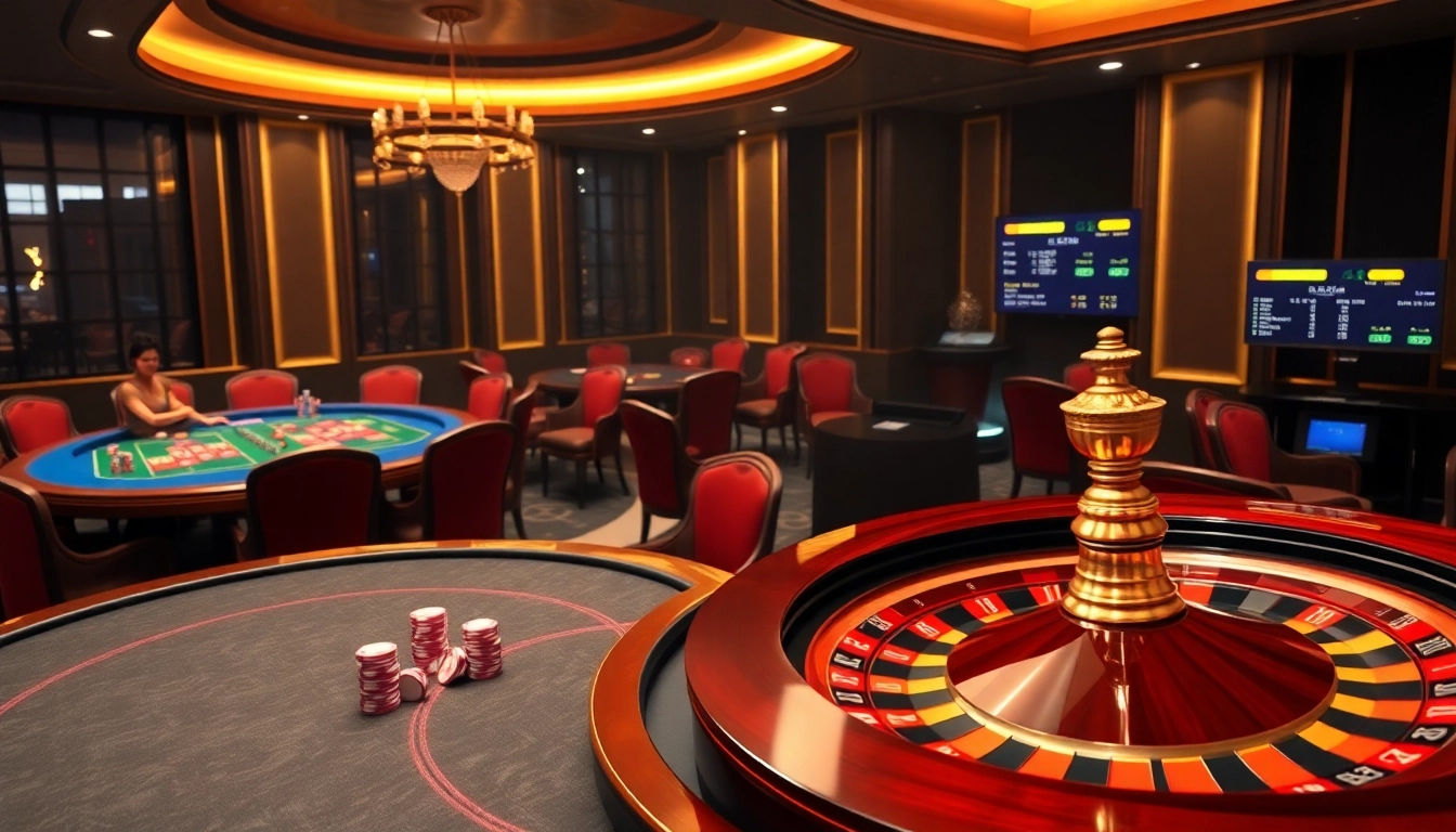 Experience thrilling gaming action at Bin88 casino with high-stakes poker and roulette.