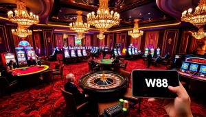 Engage in the excitement of casino gaming with link to w88 while celebrating big wins at the table.