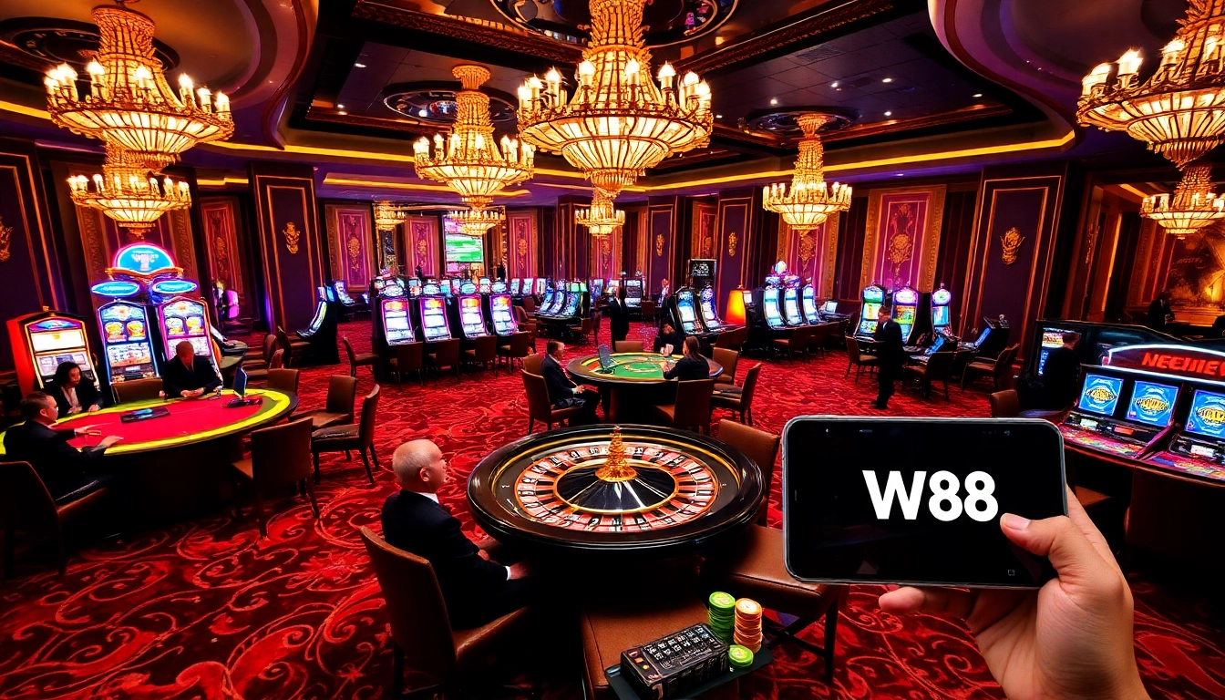 Engage in the excitement of casino gaming with link to w88 while celebrating big wins at the table.