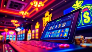 Memperlihatkan antarmuka yang menarik dari Istana777 Situs dengan mesin slot dan permainan kartu.