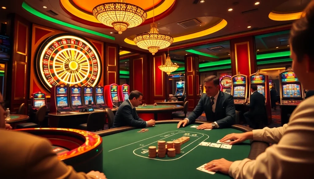 Experience the excitement of gambling with xo88t3 at a luxurious casino table full of action.