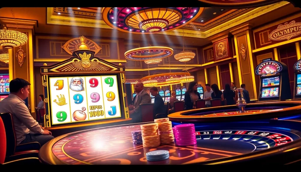 Rasakan sensasi berjudi di mesin slot Olympus 1000 dengan permainan yang penuh warna dan simbol ikonik.