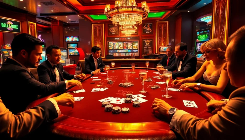 Experience the thrill of high-stakes poker at https://five88bc.com/, featuring vibrant casino elements and luxury.