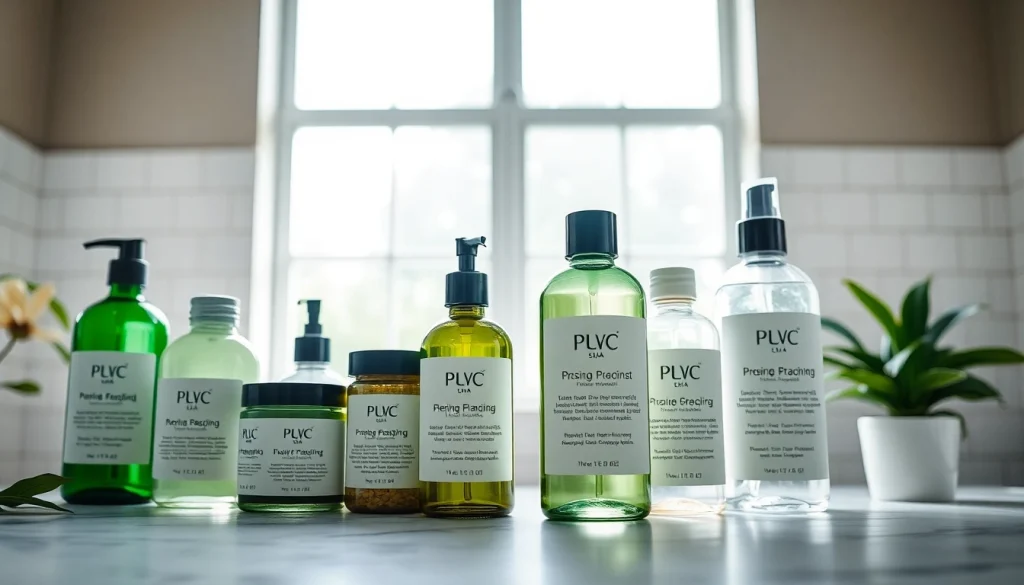 Ekologiska kosmetika produktai pristatyti šiuolaikiškame vonios interjere.