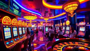 Para pemain menikmati sensasi slot deposit pulsa tanpa potongan dalam suasana kasino yang elegan.