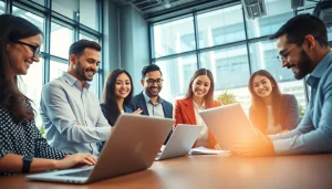 在现代办公环境中，使用WPS官网工具进行文档编辑的协作场景。