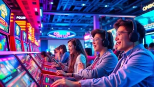 Menampilkan suasana permainan dengan QQ8821 yang menarik perhatian dalam arena gaming online.
