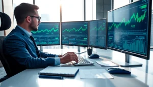 Find competitor pricing through a business analyst analyzing market trends on their desk.