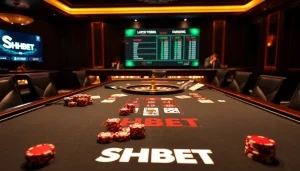 Experience the thrill of SHBET casino gaming with luxurious tables and professional dealers.