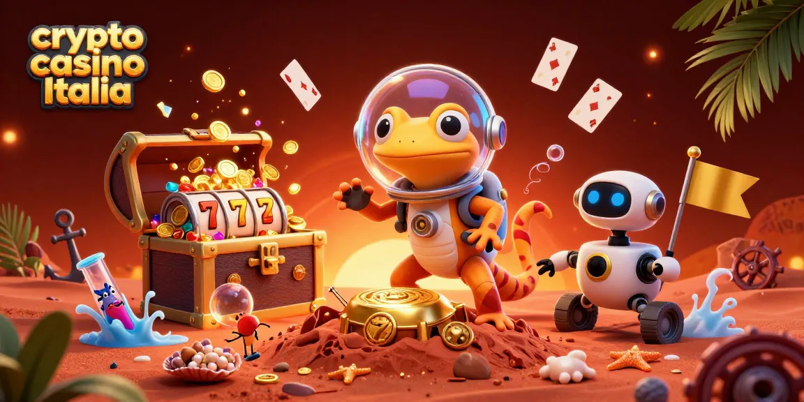 Scopri un emozionante crypto casino Italia con un gecko spaziale e robot, ricco di vincite.