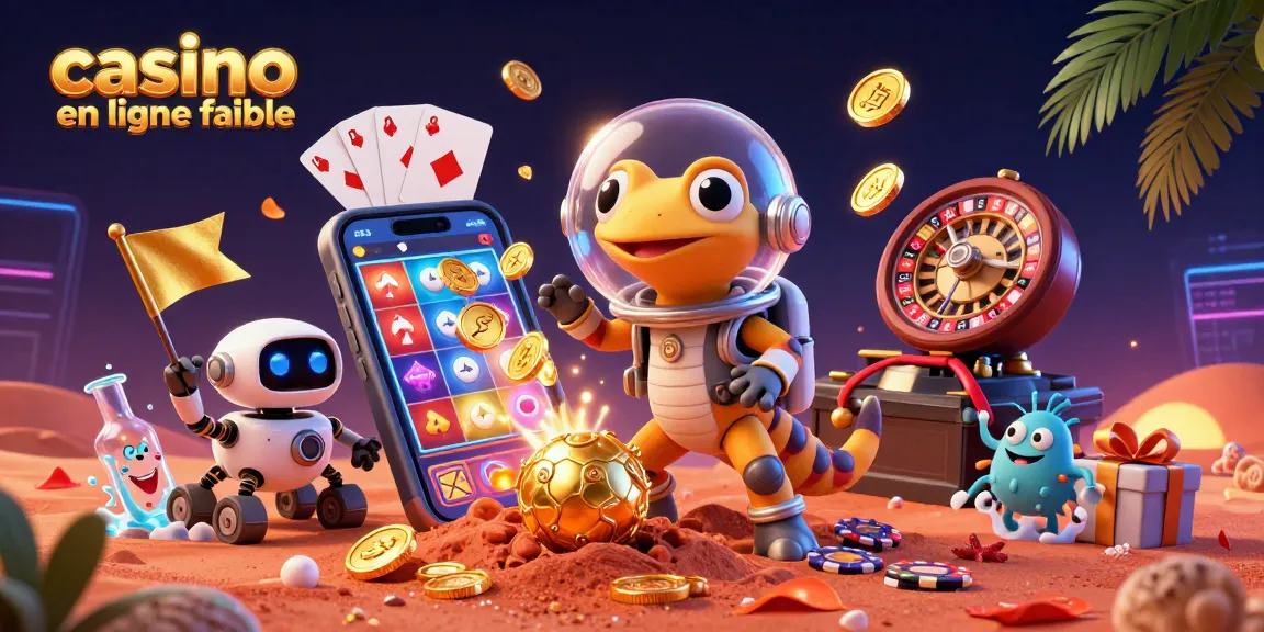 Visualiser un casino en ligne fiable avec des gains en or et des personnages colorés explorant un monde ludique.