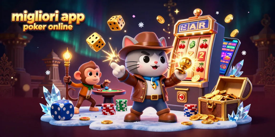 Migliori app poker online che esplorano tesori e giocano a poker con avventure uniche