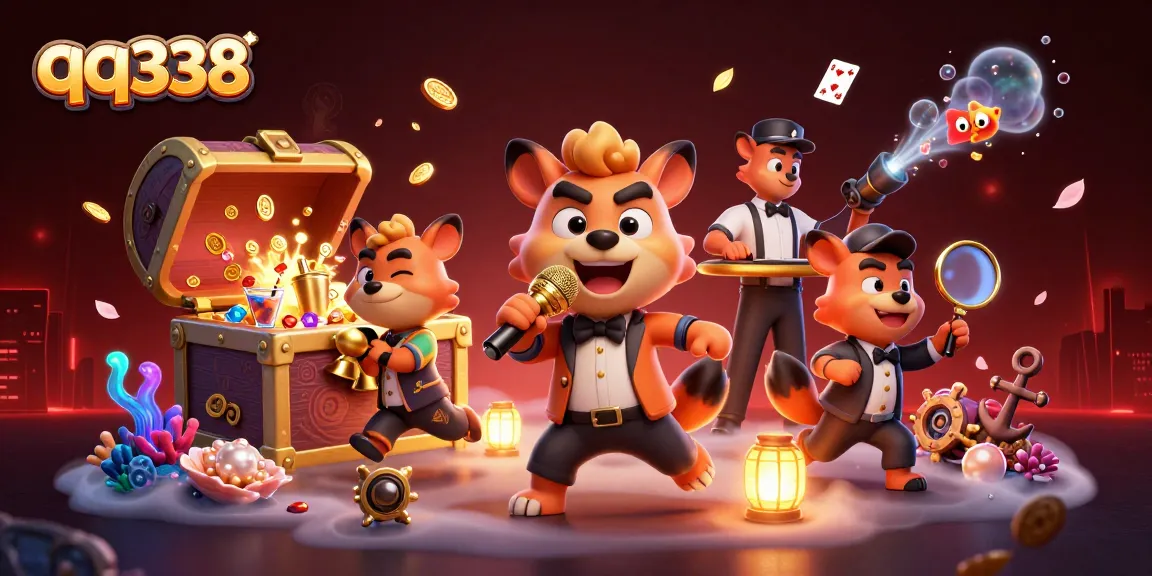 Engage with the excitement of qq338 as hyenas run a vibrant comedy casino club, featuring dynamic characters and fun game elements.